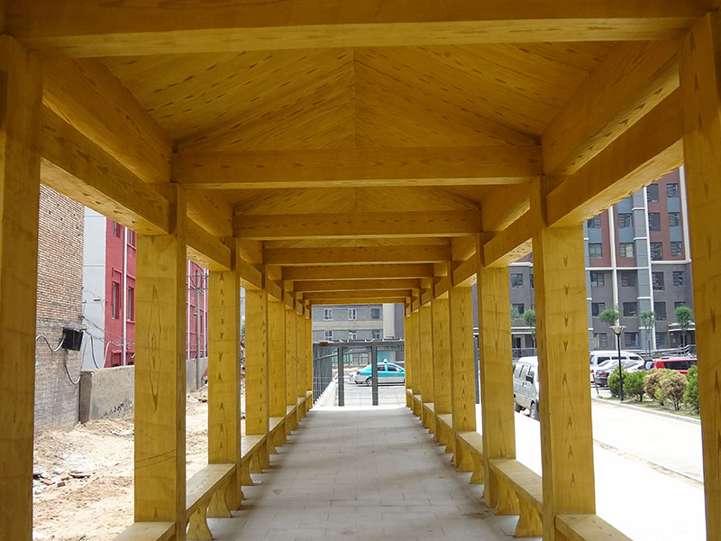 混凝土仿木長(cháng)廊